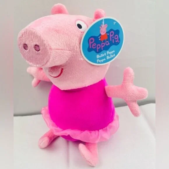 Cute Peppa pig ballet plush 9” - Picture 6 of 9